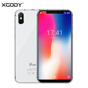 XGODY Fluo N 4G Unlock Smartphone 5.7" 19:9 Notch Screen Android 8.1 Dual Sim Mobile Phone 3GB+32GB Face ID Cellphone 2500mAh
