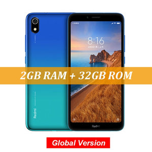 In Stock Global Version Xiaomi Redmi 7A 7 A 2GB 32GB 5.45" Snapdargon 439 Octa core Mobile Phone 4000mAh 12MP Camera Smartphone