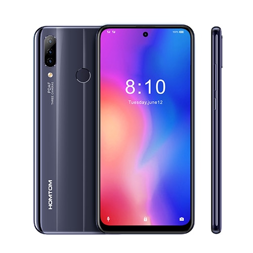 HOMTOM P30 pro Android 9.0 4G Mobile Phone MT6763 Octa Core 4GB 64GB 4000mAh 6.41 inch Face ID 13MP+ Triple Cameras Smartphone
