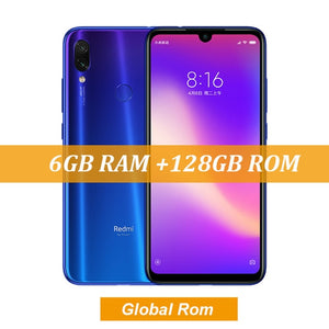 Global Rom Xiaomi Redmi Note 7 Pro 6GB 128GB 48MP IMX 586 Camera Snapdragon 675 Octa Core 6.3'' FHD Screen Mobile Phone QC 4.0